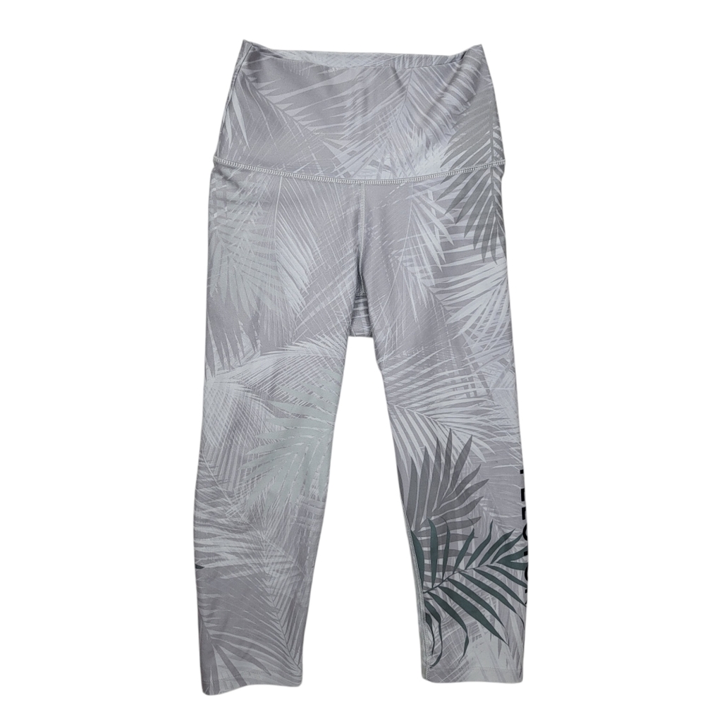 WITH Wear It To Heart Peloton Palm Tree Leggings Size Small